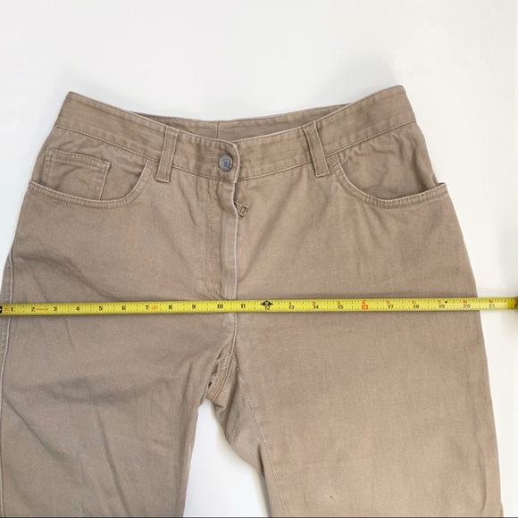 Dolce & Gabbana brown tan khaki high rise waisted straight Leg jeans long pants - Picture 16 of 16